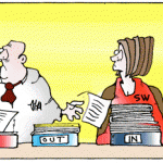 Delegation only works one way!